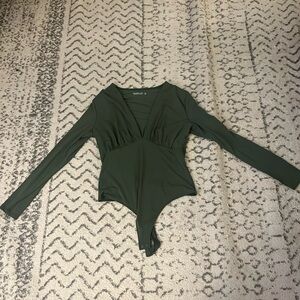 A&F Green Low Cut Body Suit - XL - Tags On - Never Worn